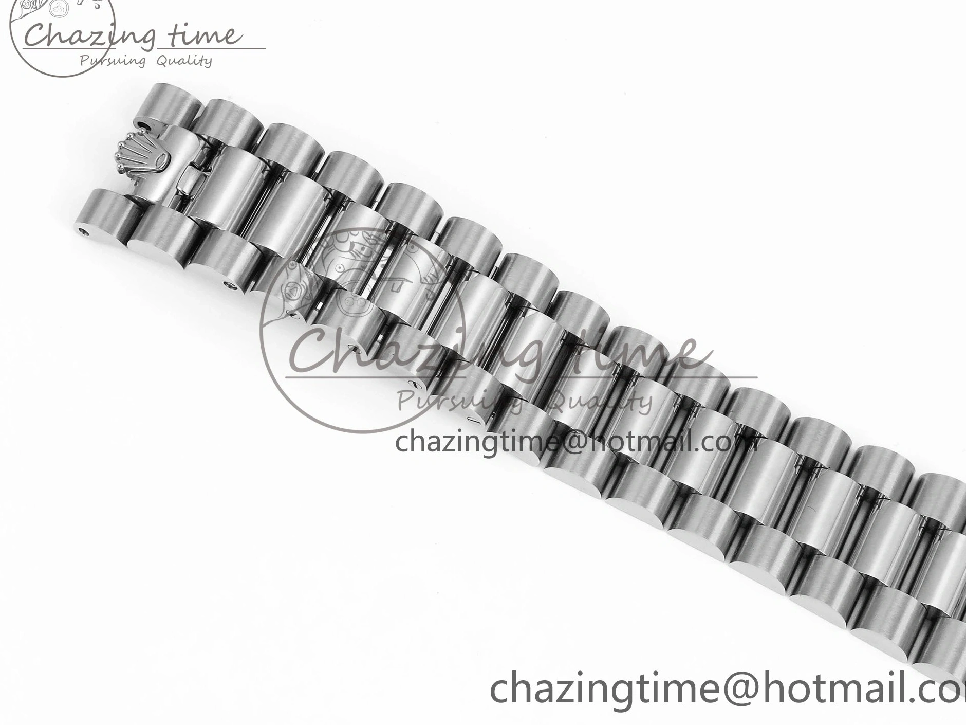 MiroTime 0310 Day Date 36 SS TWSF Best Edition White Diamonds Dial on SS Bracelet A Trendsetting 1604
